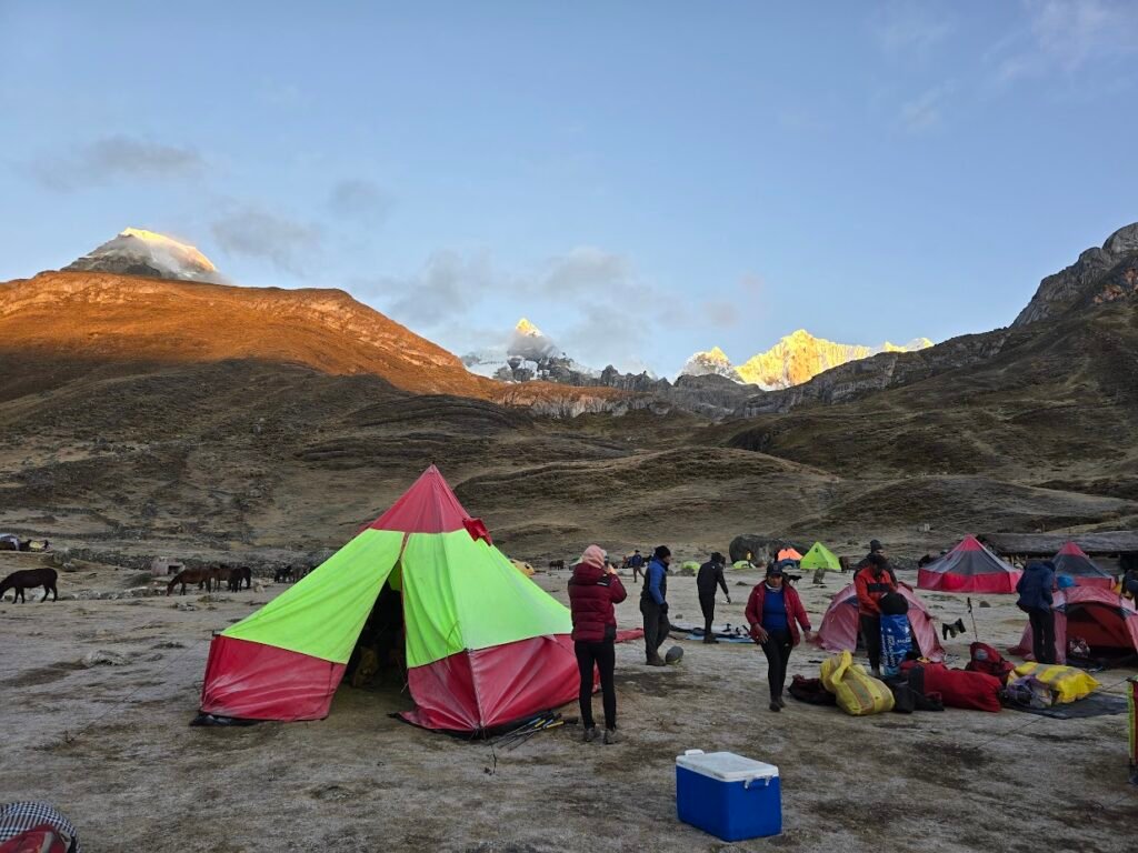 camp huayhuash camp huayhuash