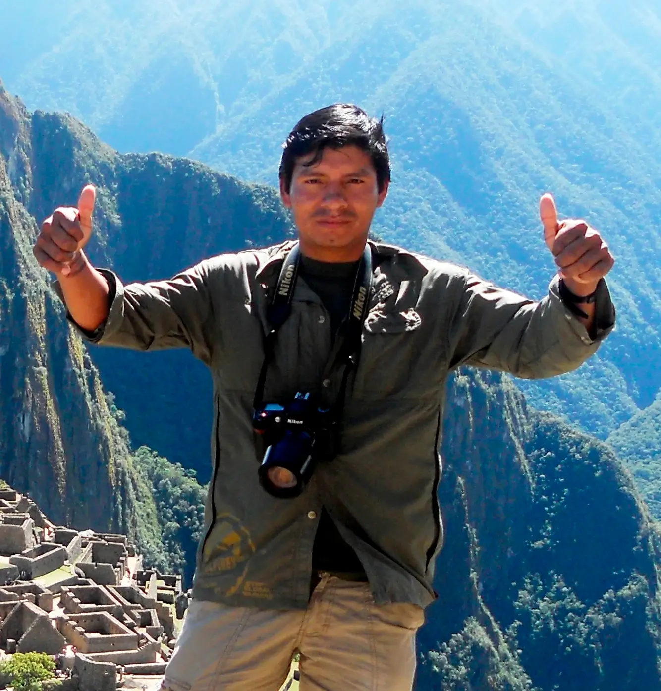 Abel Pacori, guide spécialiste Amazonie, au Machu Picchu
